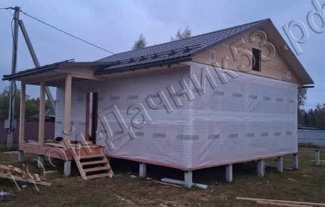 3 Каркасный дом Д-139, 8х7м, 62 М², Московская область, Сергиево  Посадский район, ДНТ Удачное (22)